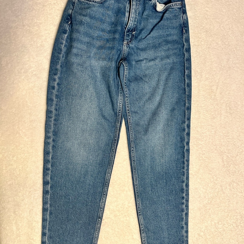 H&M Kids Jeans Size 7 Medium Wash Adjustable Waist Straight Leg